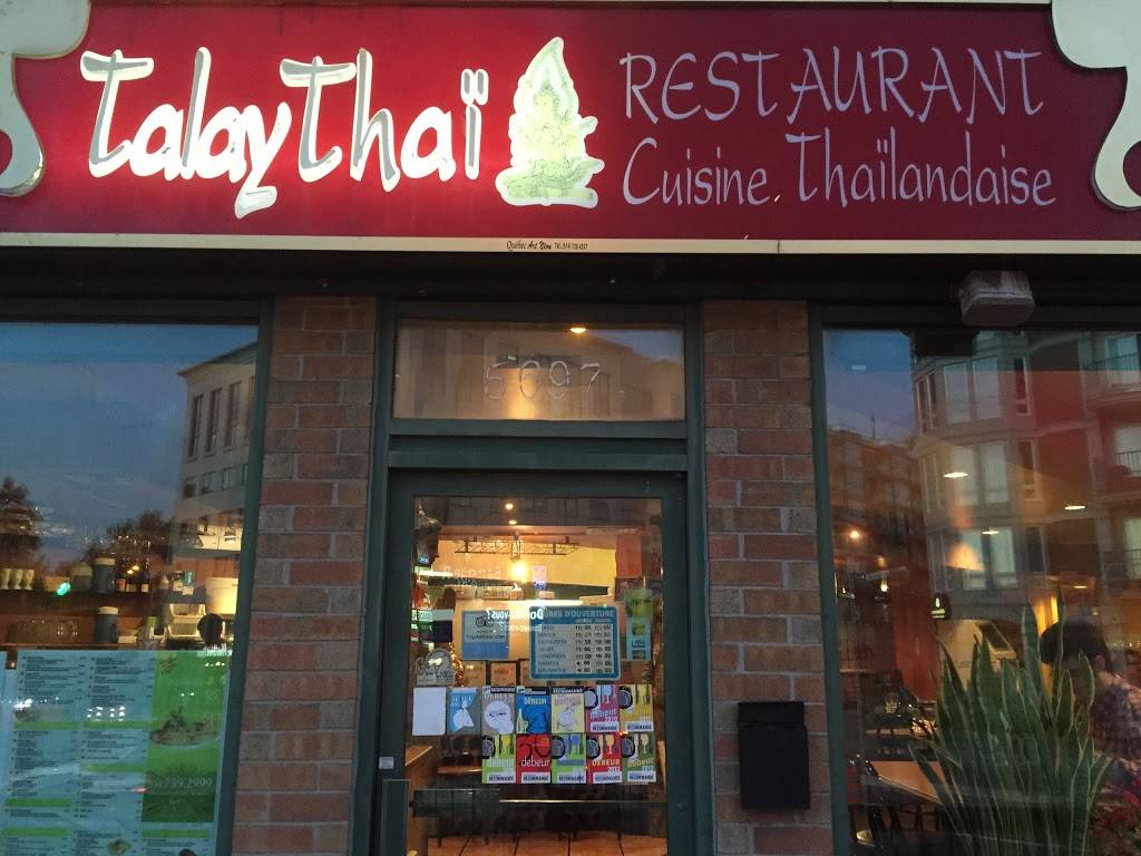 Restaurant Talay Thai | restaurant | 5697 Chemin de la Côte-des-Neiges, Montréal, QC H3S 1Y7, Canada | 5147392999 OR +1 514-739-2999