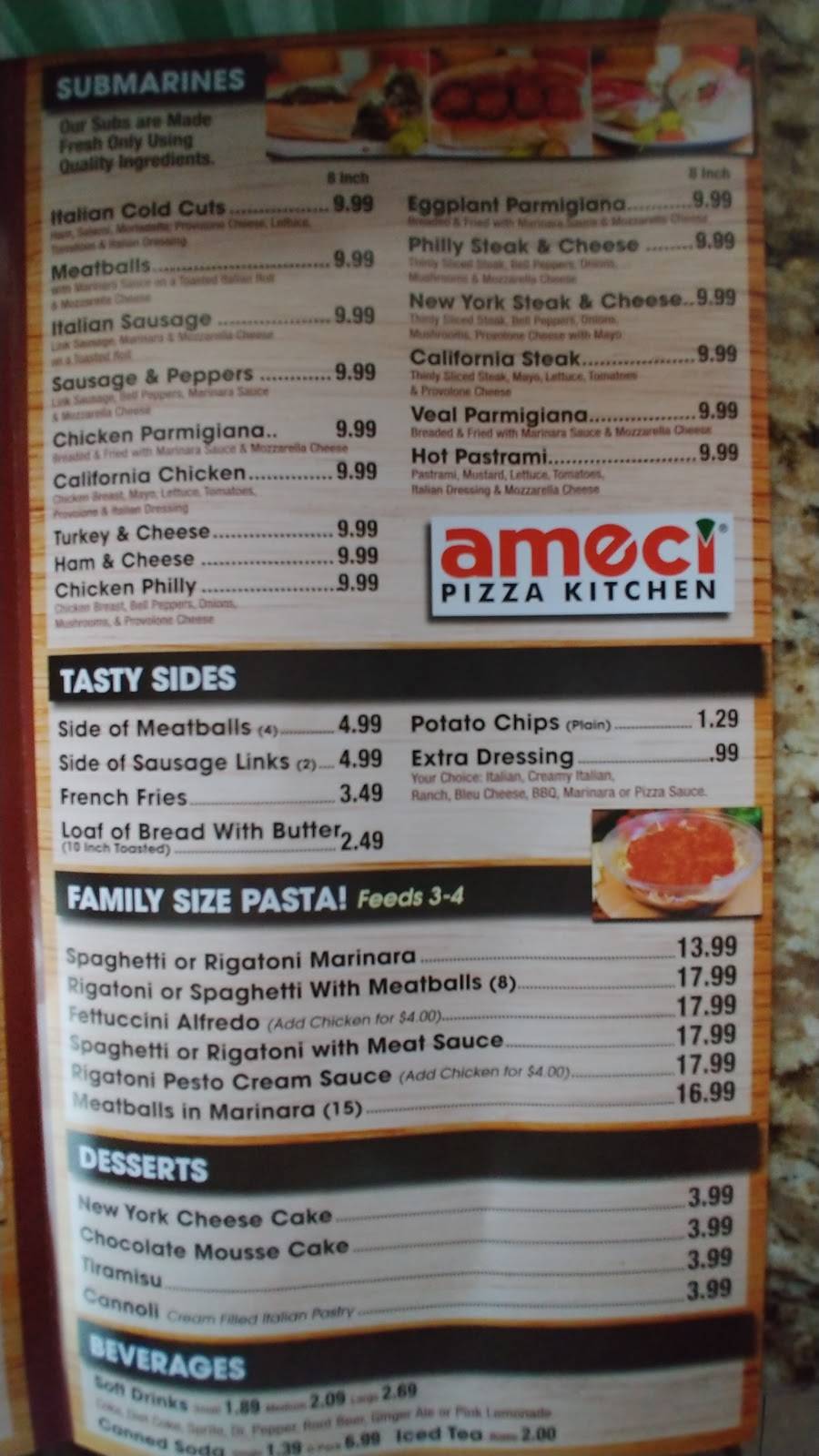 Ameci Pizza Kitchen | restaurant | 3869 W Rancho Vista Blvd, Palmdale, CA 93551, USA | 6617183011 OR +1 661-718-3011