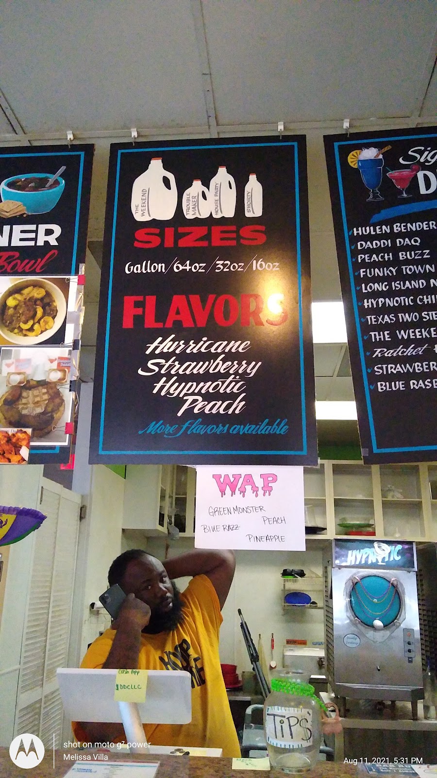 Daiquiri Daddi Cafe | cafe | 6220 Hulen Bend Blvd, Fort Worth, TX 76132, USA | 6823128015 OR +1 682-312-8015