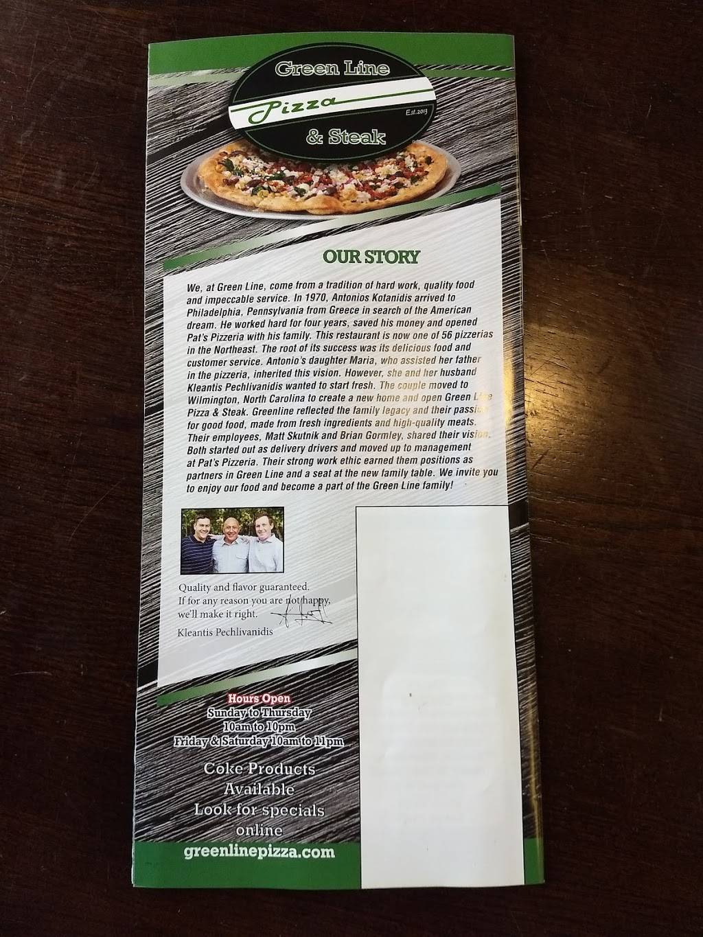 Green Line Pizza & Steak 2 | restaurant | 4015 Market St #1405, Wilmington, NC 28403, USA | 9103996775 OR +1 910-399-6775