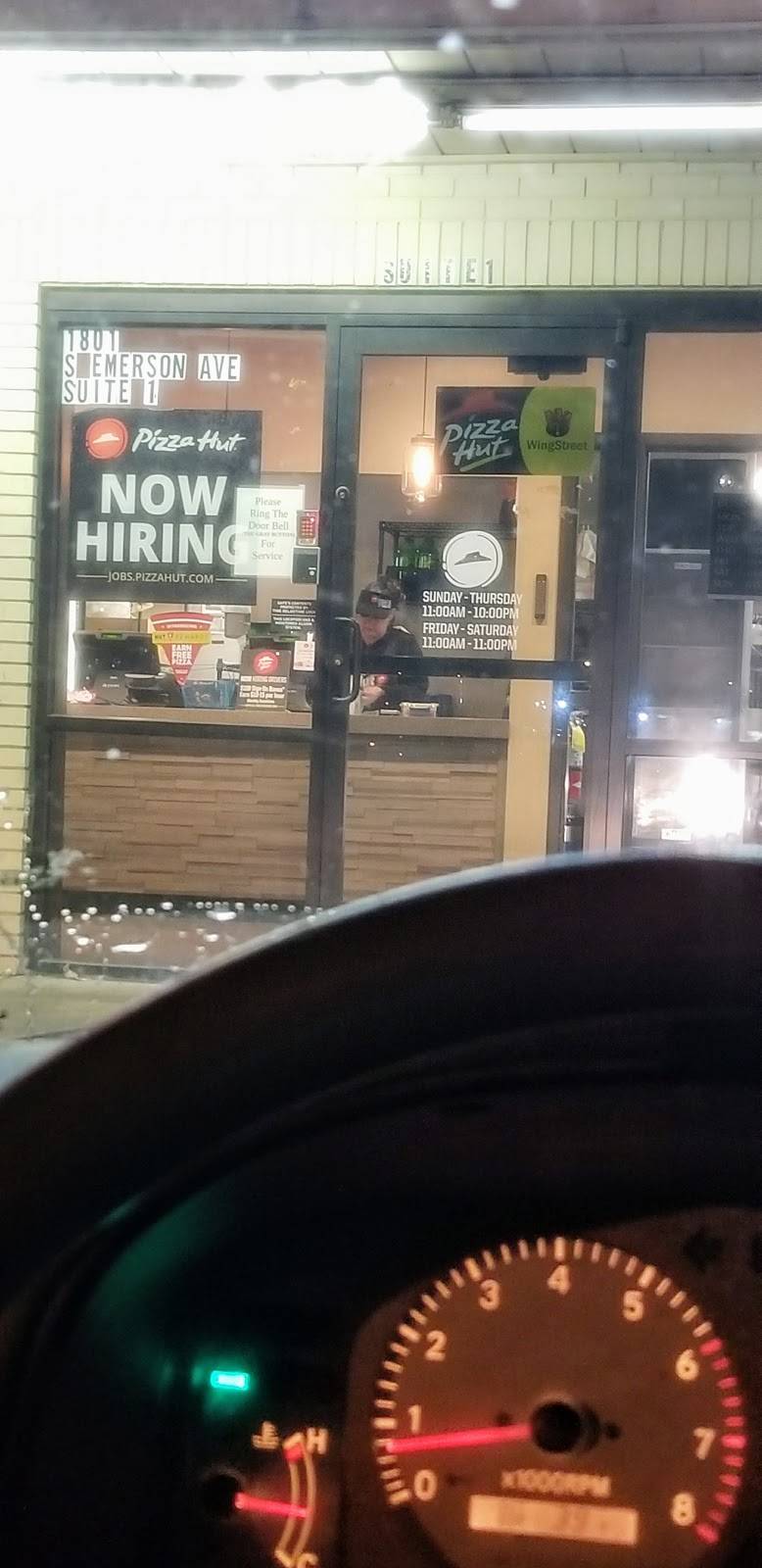 Pizza Hut | restaurant | 1801 S Emerson Ave, Indianapolis, IN 46203, USA | 3173531200 OR +1 317-353-1200