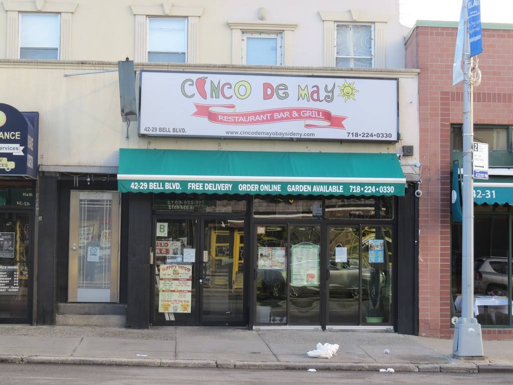 Cinco de Mayo Bayside | restaurant | 42-29 Bell Blvd, Bayside, NY 11361, USA | 7182240330 OR +1 718-224-0330
