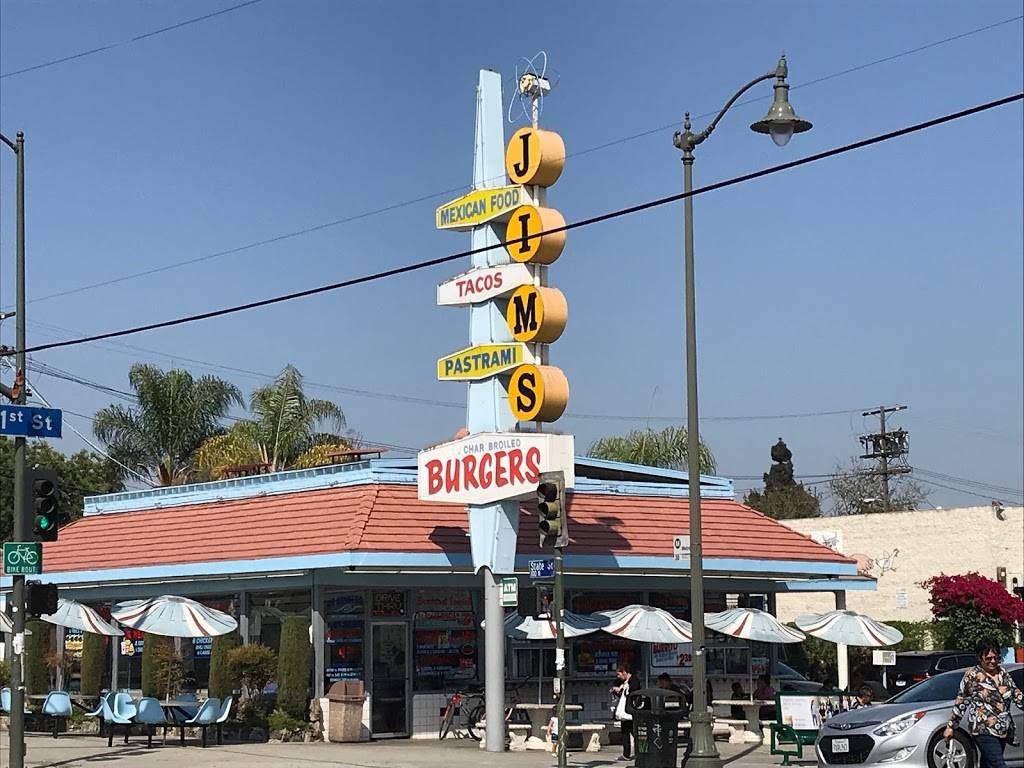 Jims Burgers | restaurant | 1901 E 1st St, Los Angeles, CA 90033, USA | 3232663886 OR +1 323-266-3886
