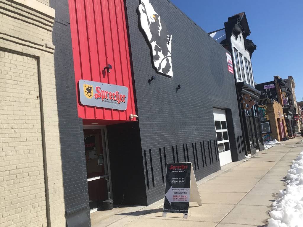 Sprecher Walker’s Point Tap Room | restaurant | 706 S 5th St, Milwaukee, WI 53204, USA | 4149642739 OR +1 414-964-2739