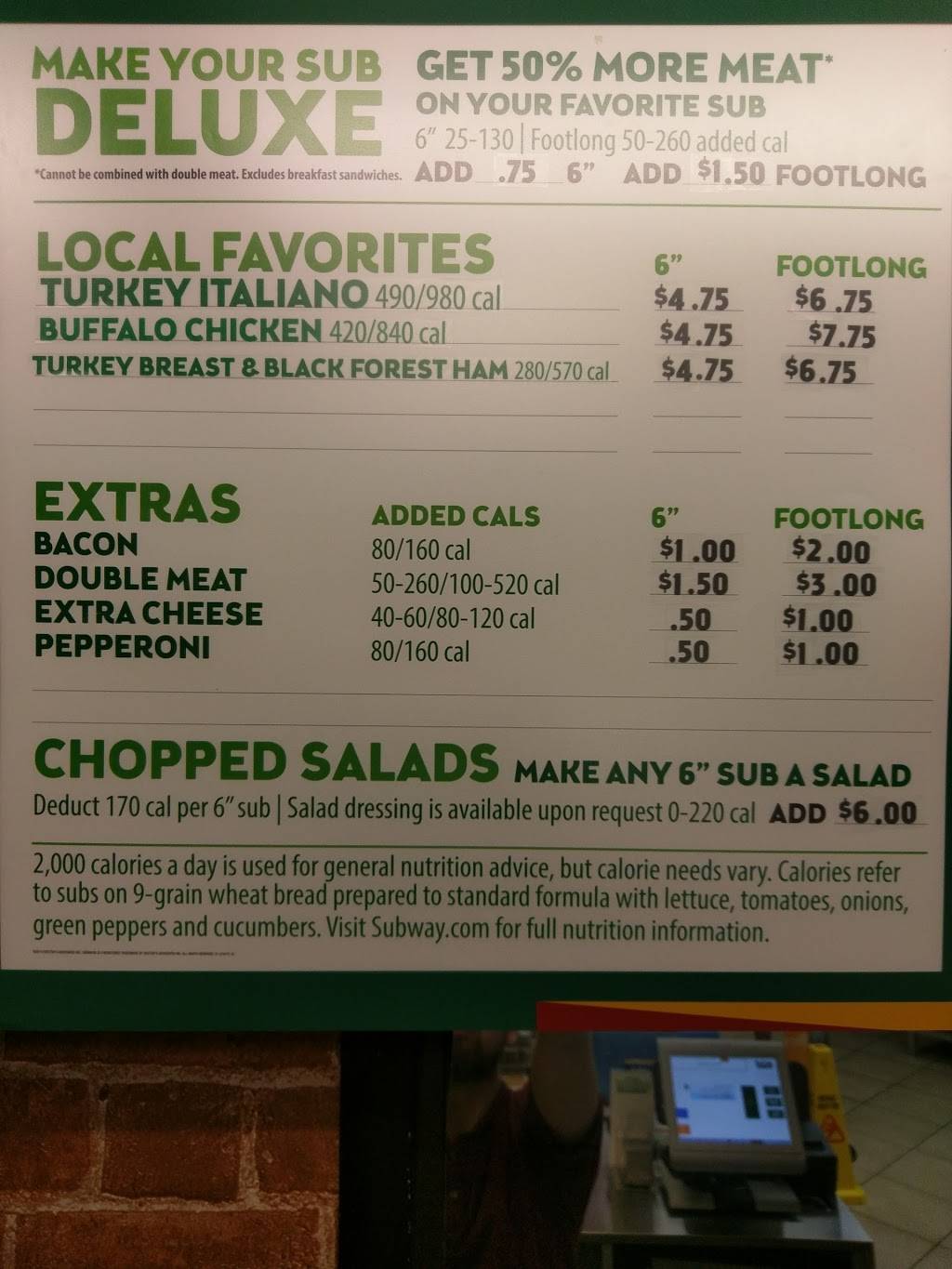 Subway Restaurants | restaurant | 3000 W University Dr, Denton, TX 76201, USA | 9403827469 OR +1 940-382-7469