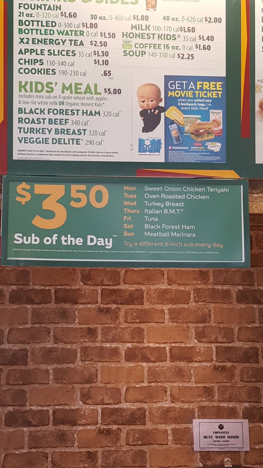 Subway | restaurant | 6500 W 4th Ave, Hialeah, FL 33012, USA | 7863626645 OR +1 786-362-6645