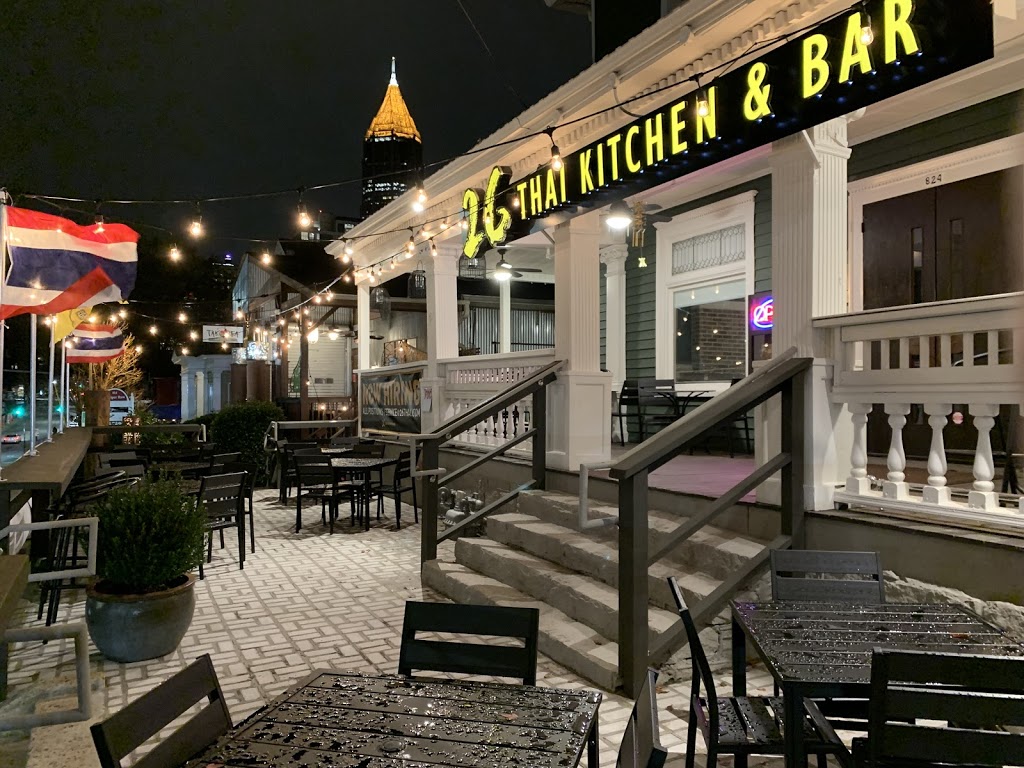 26 Thai Kitchen & Bar (Midtown) | restaurant | 824 Juniper St NE, Atlanta, GA 30308, USA | 6789742093 OR +1 678-974-2093