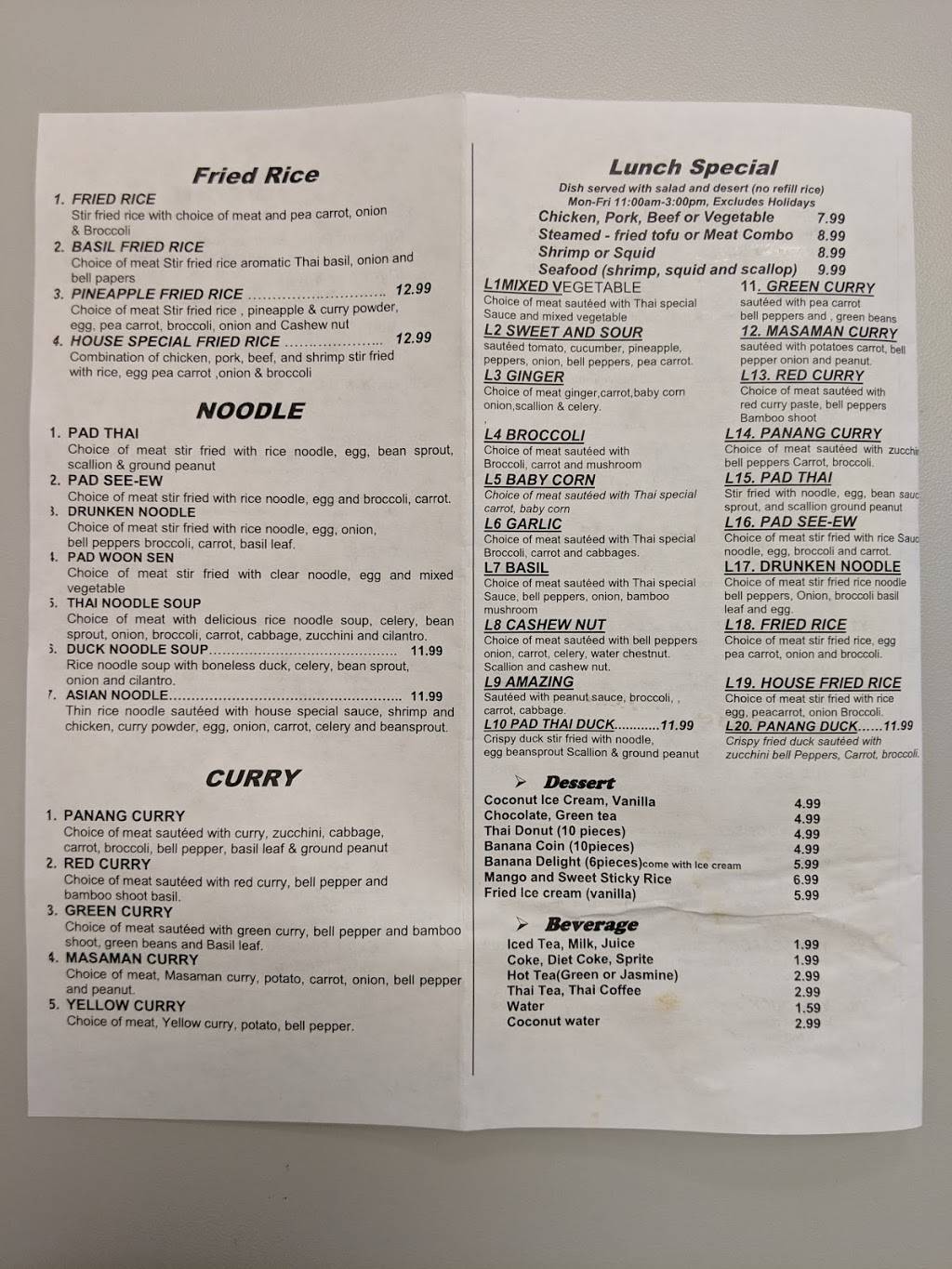 Asian Cuisine Thai Restaurant | restaurant | 9721 66th St N, Pinellas Park, FL 33782, USA | 7275461111 OR +1 727-546-1111