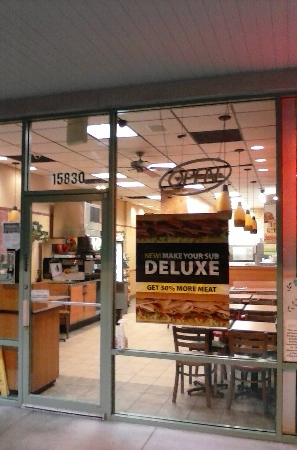 Subway Restaurants | restaurant | 15830 Champion Forest Dr, Spring, TX 77379, USA | 2813703648 OR +1 281-370-3648