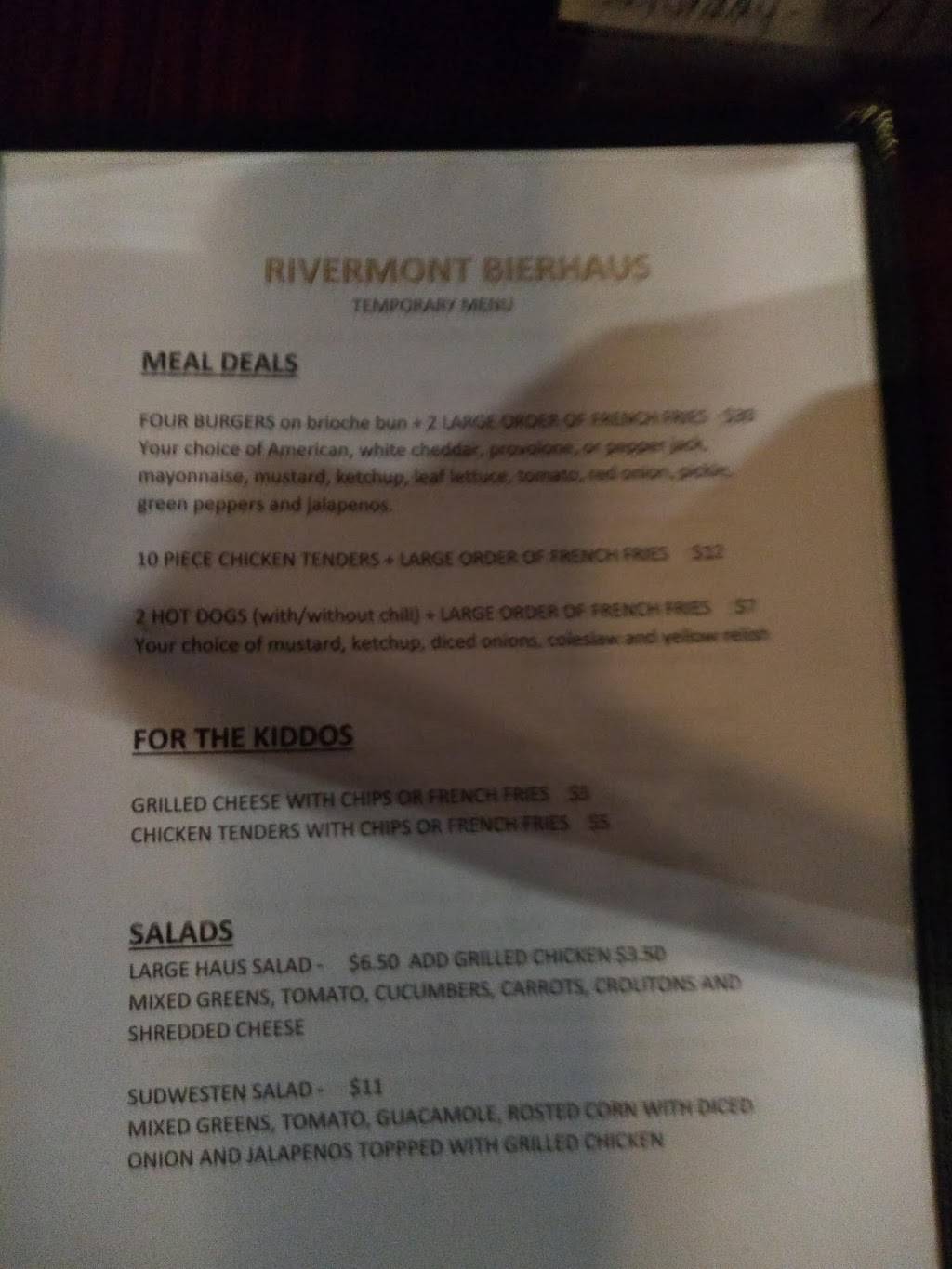 Rivermont BierHaus | restaurant | 2496 Rivermont Ave, Lynchburg, VA 24503, USA | 4343868767 OR +1 434-386-8767