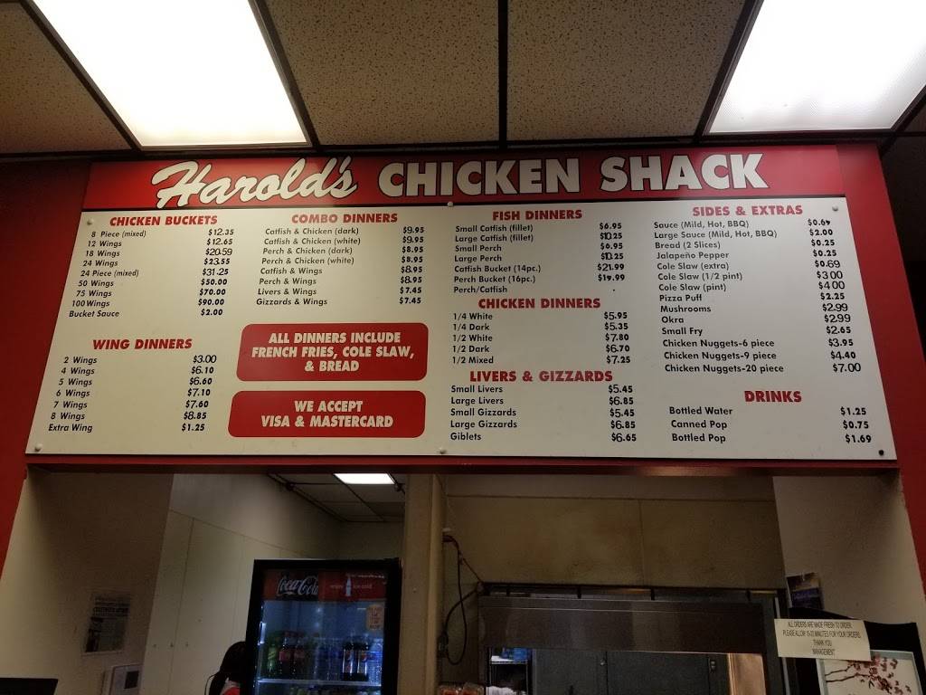 Harolds Chicken Shack | restaurant | 13653 S Cicero Ave, Crestwood, IL 60445, USA | 7083897873 OR +1 708-389-7873