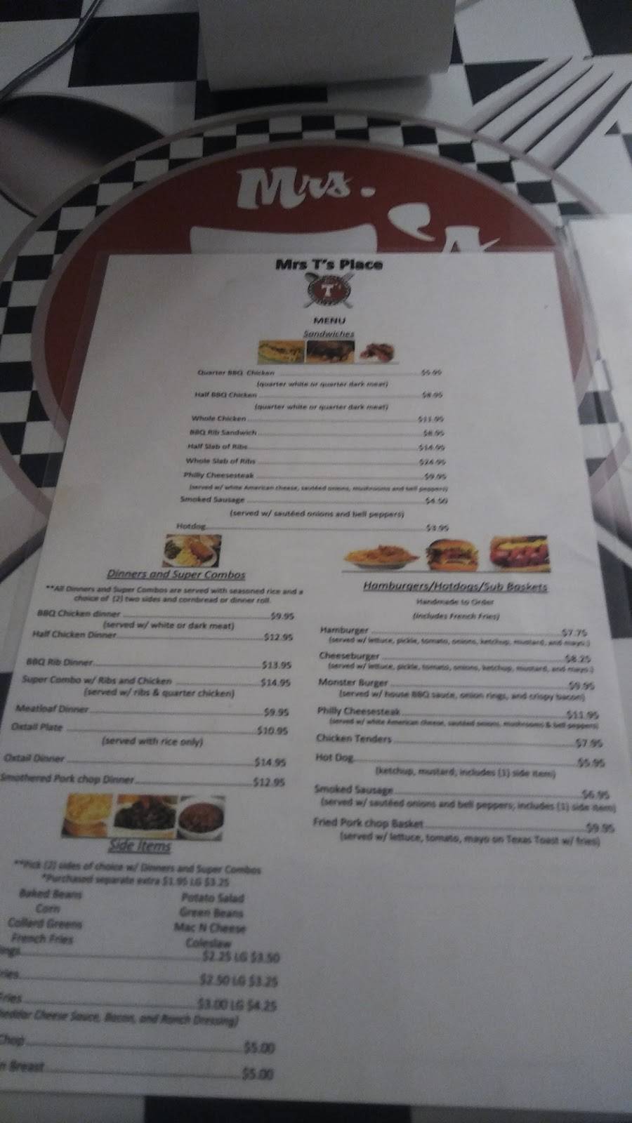 MRS. Ts Place | restaurant | 305 Pine St, Leesburg, FL 34748, USA | 3524313217 OR +1 352-431-3217