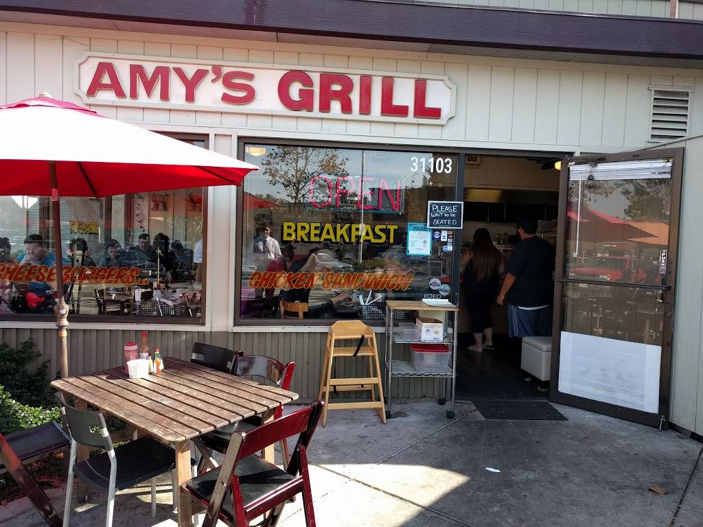 Amys Grill & Cafe | cafe | 31103 Mission Blvd, Hayward, CA 94544, USA | 5104897030 OR +1 510-489-7030