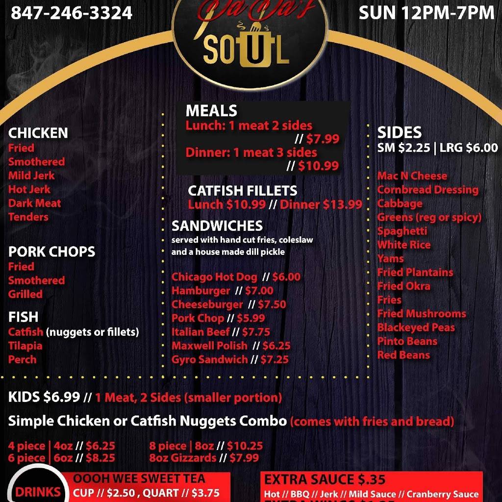 Dadas Soul | restaurant | 1301 21st St, Zion, IL 60099, USA | 8472463324 OR +1 847-246-3324