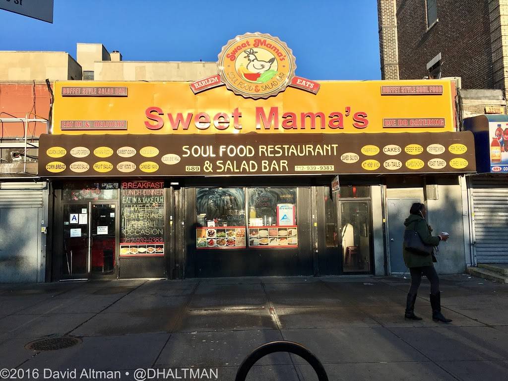 Sweet Mamas | restaurant | 689 Lenox Ave, New York, NY 10039, USA | 2129399383 OR +1 212-939-9383