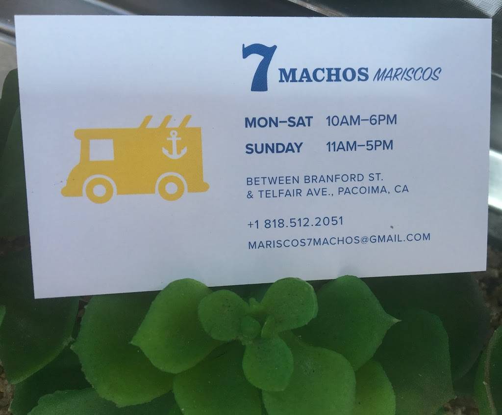 7 Machos Mariscos | restaurant | 12555 Branford St, Pacoima, CA 91331, USA | 8185122051 OR +1 818-512-2051