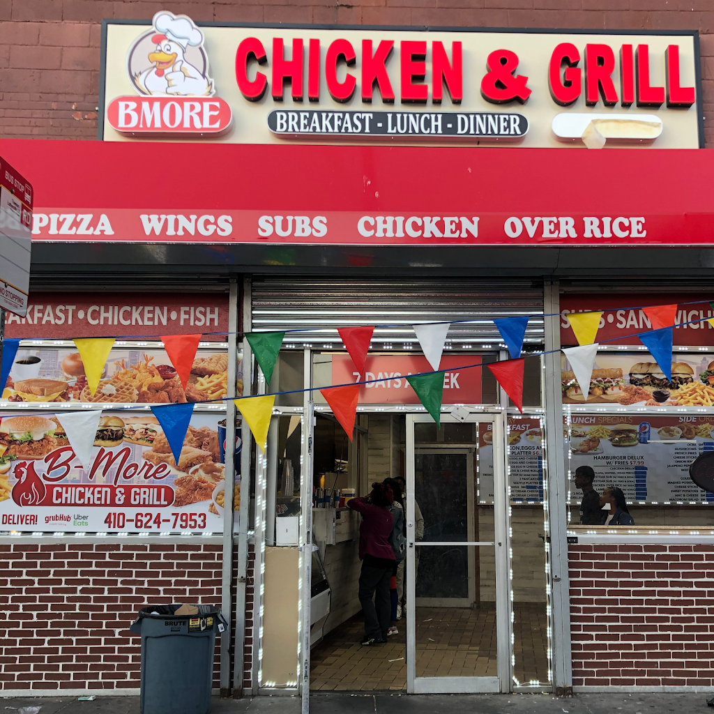 Bmore chicken and grill | restaurant | 1007 Greenmount Ave, Baltimore, MD 21202, USA | 4106247953 OR +1 410-624-7953