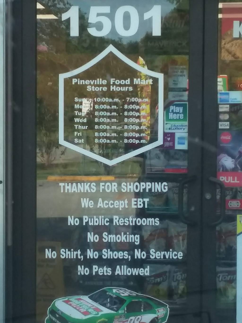 Pineville Food Mart | restaurant | 1501 Colonel Maham Dr, Pineville, SC 29468, USA | 8435673230 OR +1 843-567-3230