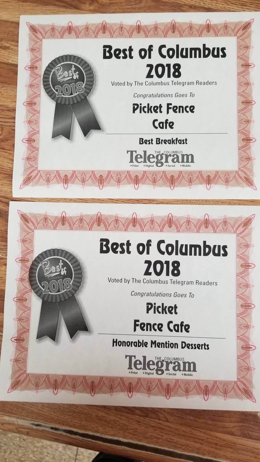 Picket Fence Cafe | restaurant | 2714 13th St, Columbus, NE 68601, USA | 4025633915 OR +1 402-563-3915