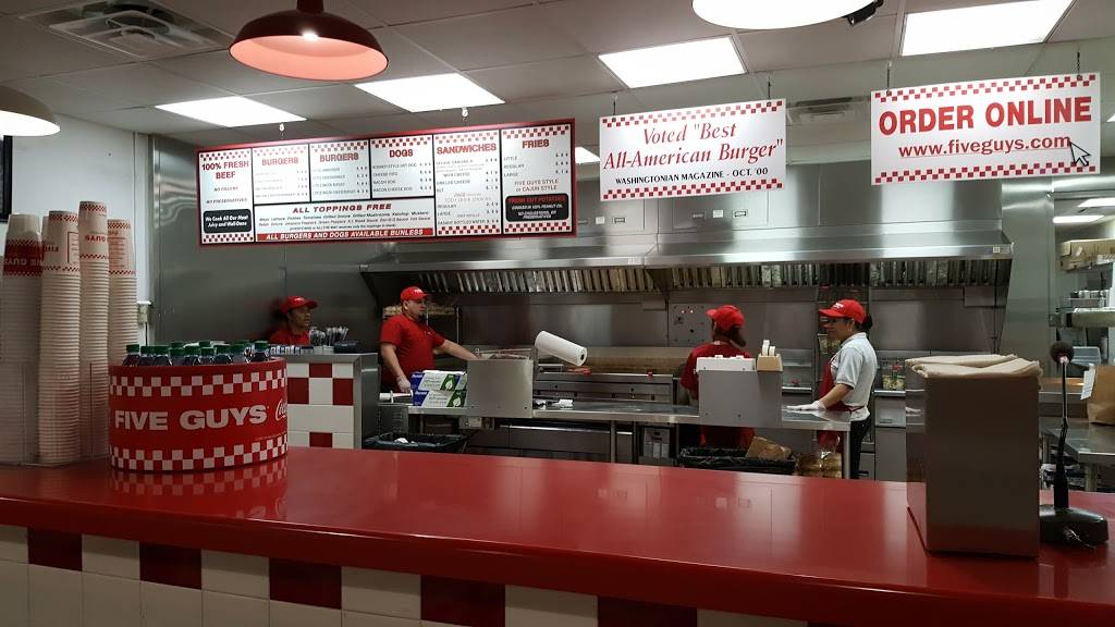 Five Guys | meal takeaway | 1365 Berryville Ave, Winchester, VA 22601, USA | 5405420011 OR +1 540-542-0011