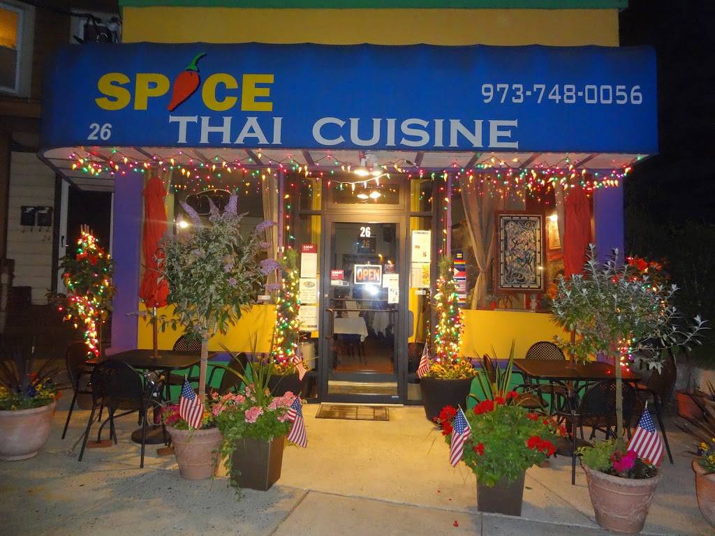 Spice Thai Cuisine | restaurant | 26 Belleville Ave, Bloomfield, NJ 07003, USA | 9737480056 OR +1 973-748-0056