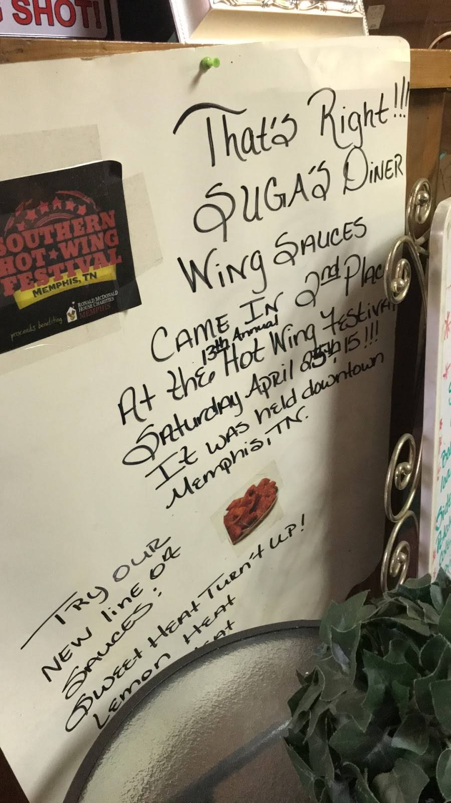 Sugas Diner | restaurant | 2 1st St W, Stanton, TN 38069, USA | 7315486060 OR +1 731-548-6060