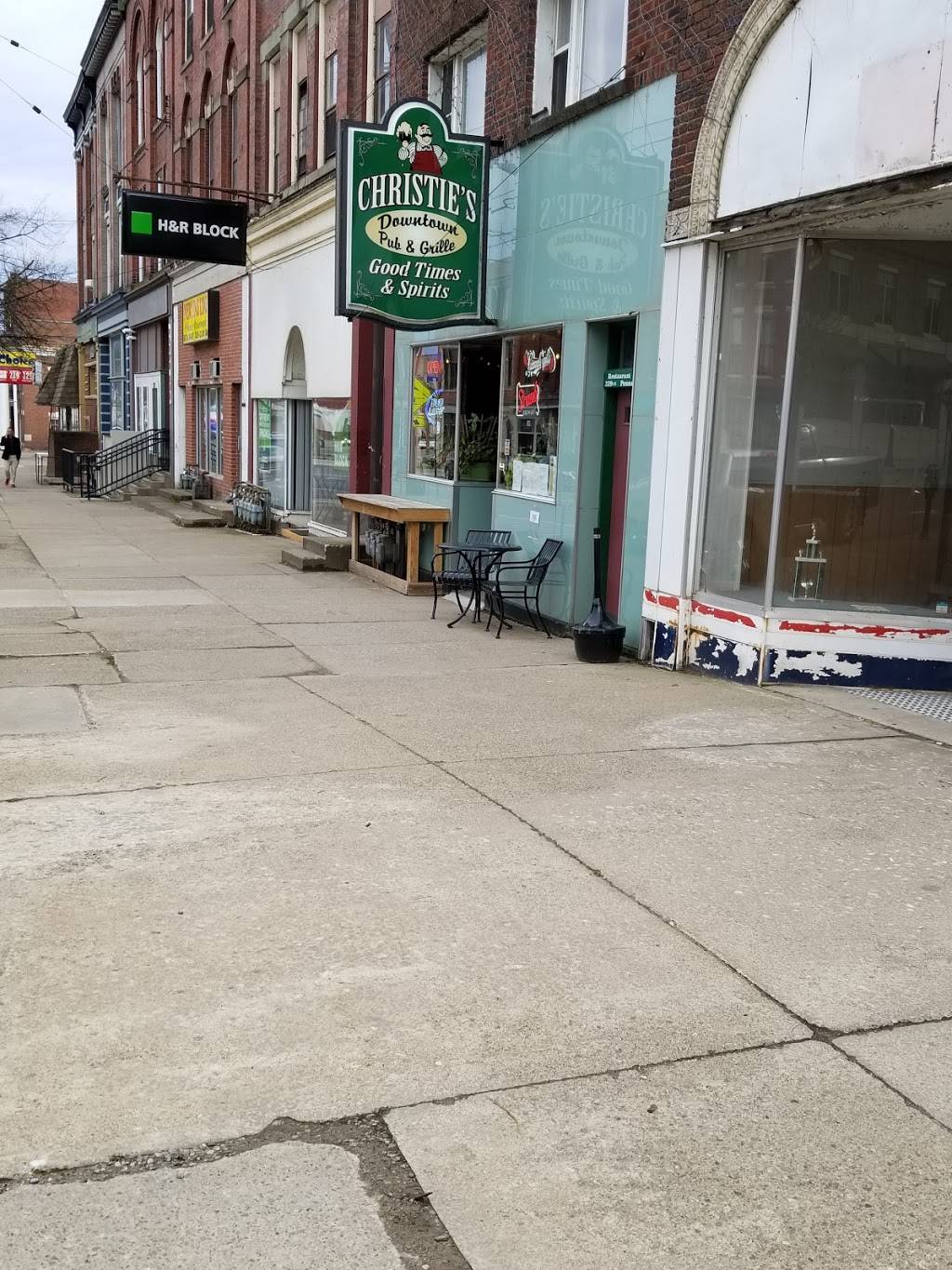 Christies Downtown Pub & Grill Restaurant | restaurant | 229 Pennsylvania Ave W, Warren, PA 16365, USA | 8147286000 OR +1 814-728-6000