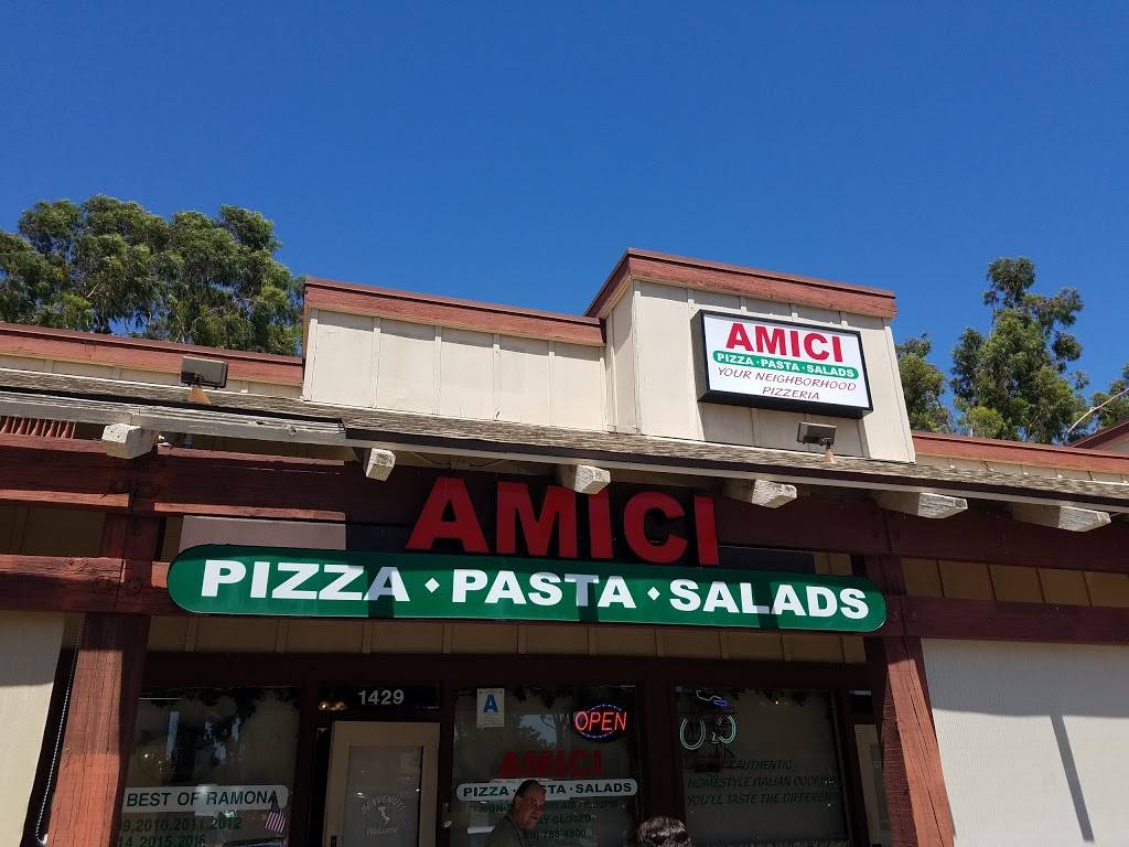 Amici Pizza Pasta & Subs | restaurant | 1429 Main St, Ramona, CA 92065, USA | 7607884800 OR +1 760-788-4800