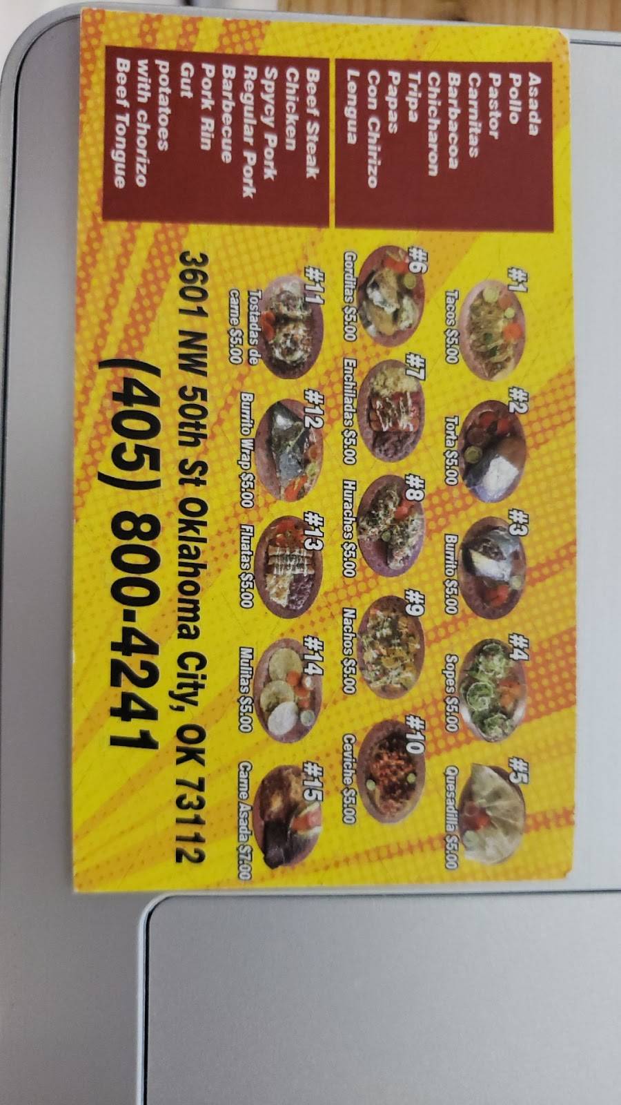 Taqueria La unica | restaurant | 3644 NW 50th St, Oklahoma City, OK 73112, USA | 4058004241 OR +1 405-800-4241