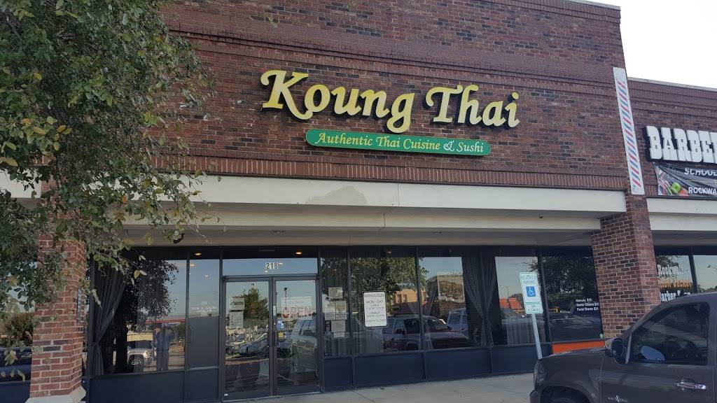 Koung Thai Restaurant | restaurant | 2006 S Goliad St #218, Rockwall, TX 75087, USA | 9727221761 OR +1 972-722-1761