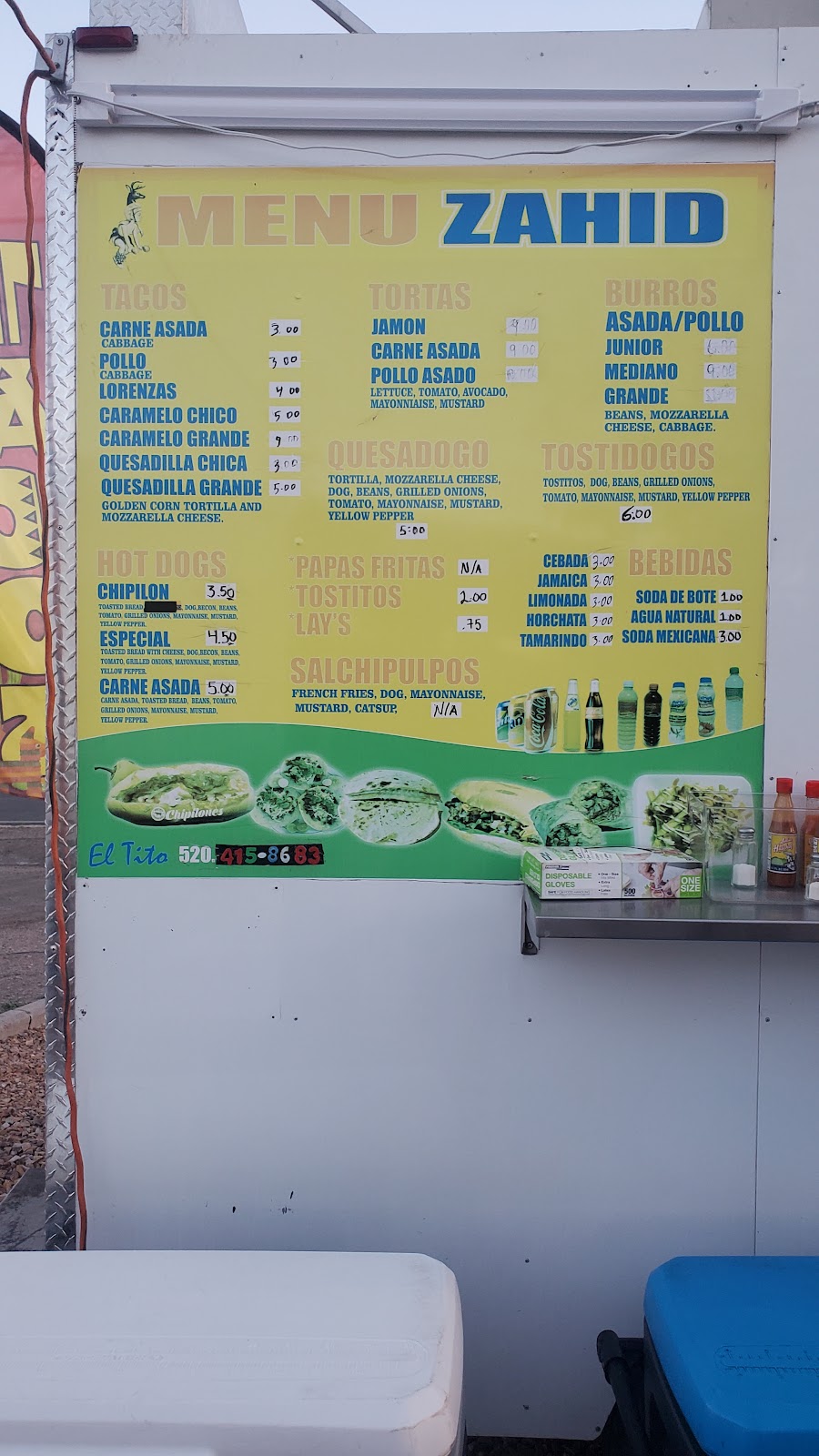 Taqueria Zahid | restaurant | 1440 W Ajo Way, Tucson, AZ 85713, USA | 5204158683 OR +1 520-415-8683