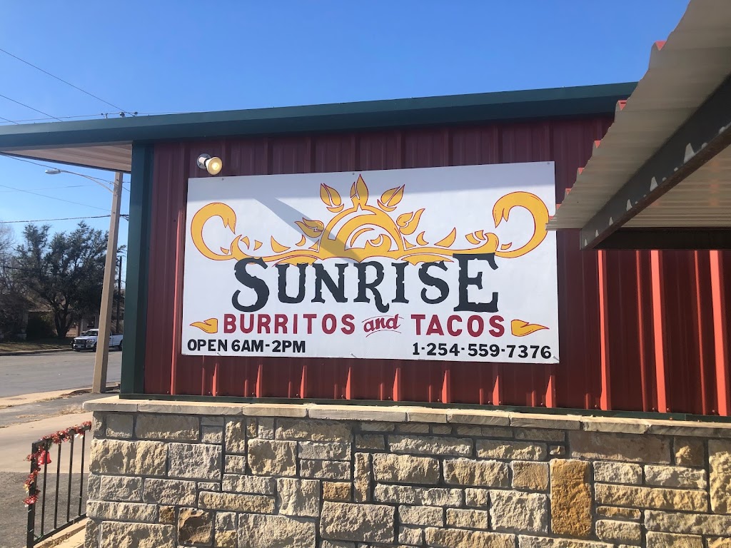 Sunrise burritos | restaurant | 700-798 W Walker St, Breckenridge, TX 76424, USA | 2545597376 OR +1 254-559-7376
