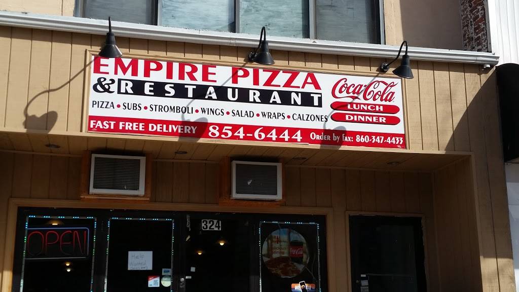 Empire Pizza | restaurant | 324 Main St, Middletown, CT 06457, USA | 8608546444 OR +1 860-854-6444