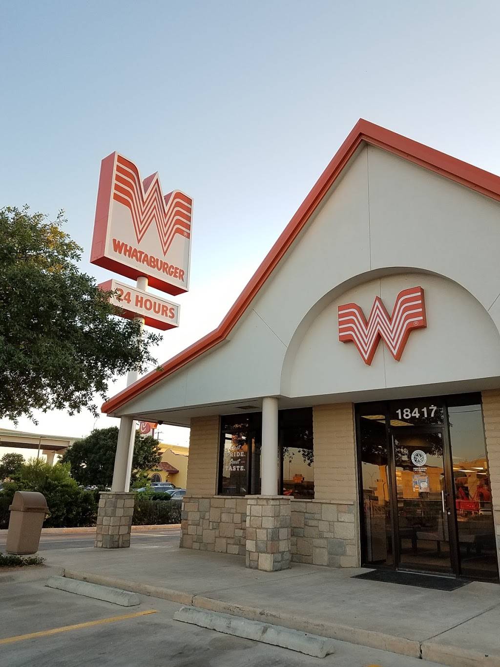 Whataburger | restaurant | 18417 US Highway 281 N, San Antonio, TX 78258, USA | 2104967730 OR +1 210-496-7730