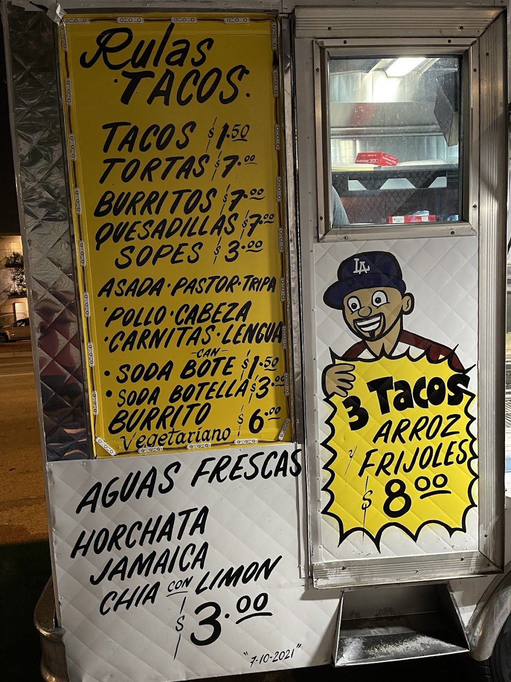 Rulas Tacos | restaurant | 4344 Eagle Rock Blvd, Los Angeles, CA 90065, USA | 3235407911 OR +1 323-540-7911