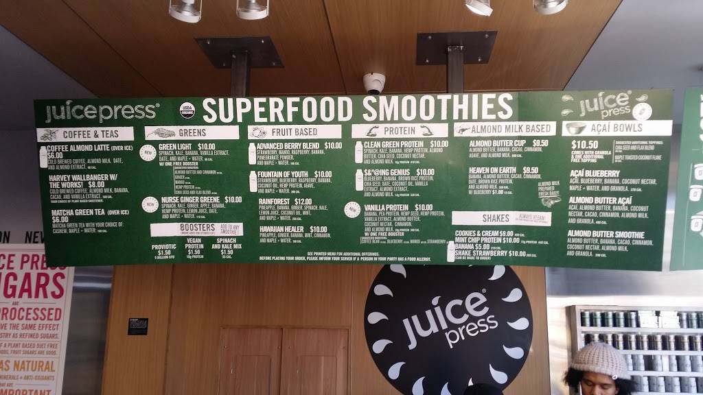 Juice Press | restaurant | 207 7th Ave, Brooklyn, NY 11215, USA | 2127770034 OR +1 212-777-0034