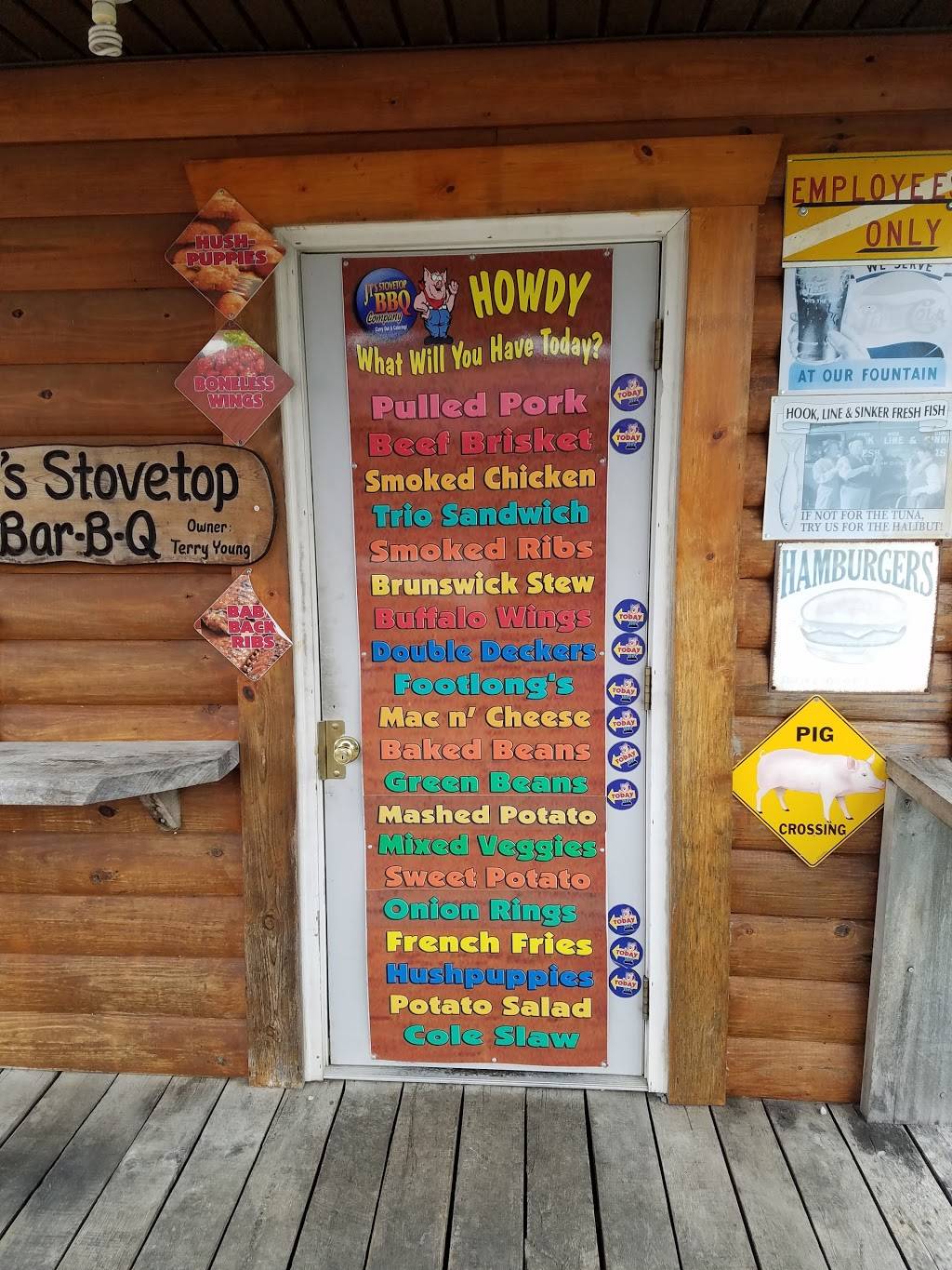 J Ts Stovetop BBQ Co | restaurant | 123 Washington St, West Union, OH 45693, USA | 9375447447 OR +1 937-544-7447