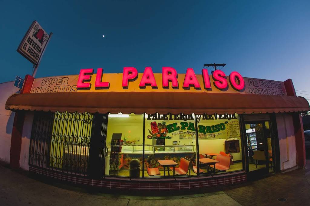 El Paraiso Ice Cream & Fruit Bars | restaurant | 1760 E Florence Ave, Los Angeles, CA 90001, USA | 3235872073 OR +1 323-587-2073