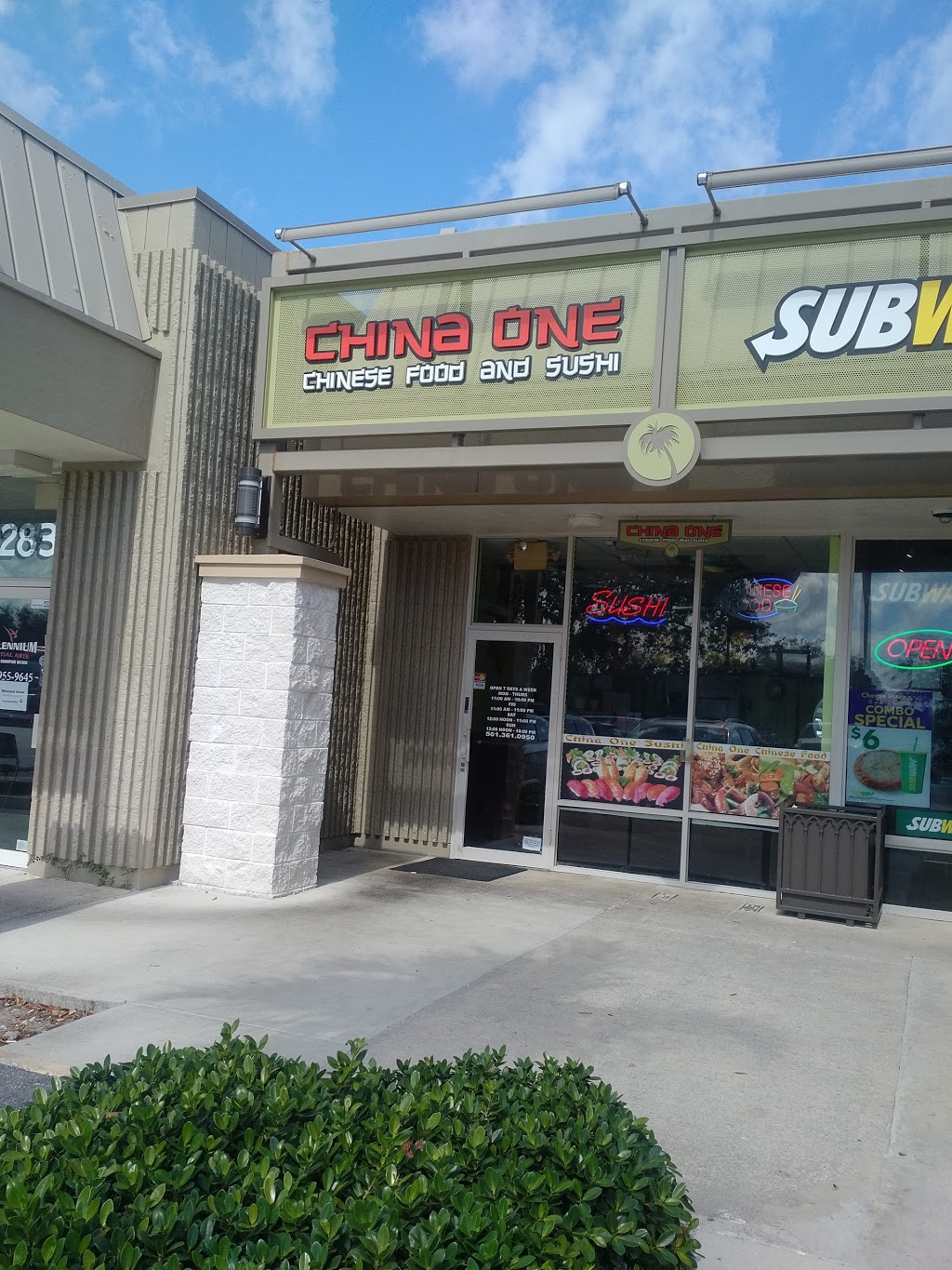 China One | restaurant | 1285 W Palmetto Park Rd, Boca Raton, FL 33486, USA | 5613610950 OR +1 561-361-0950