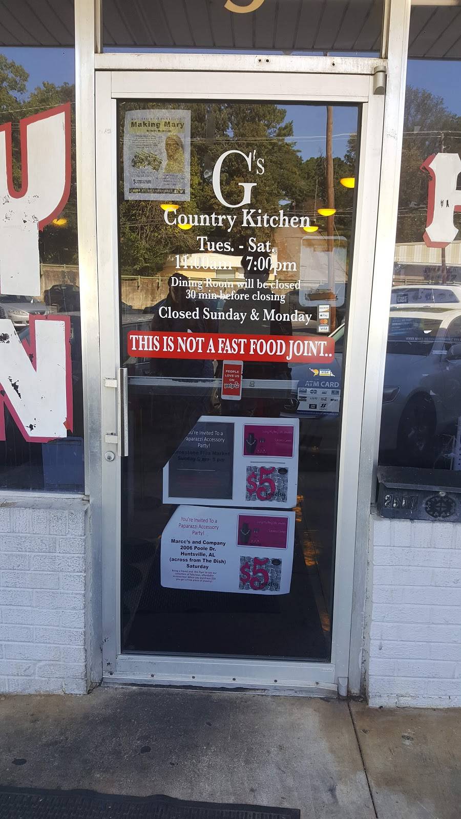 Gs Country Kitchen | restaurant | 2501 Oakwood Ave NW #5, Huntsville, AL 35810, USA | 2565333034 OR +1 256-533-3034