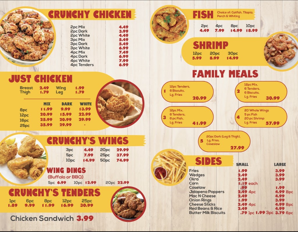Crunchys Fish N Chicken | meal takeaway | 5800 Caniff St, Hamtramck, MI 48212, USA | 3134088640 OR +1 313-408-8640