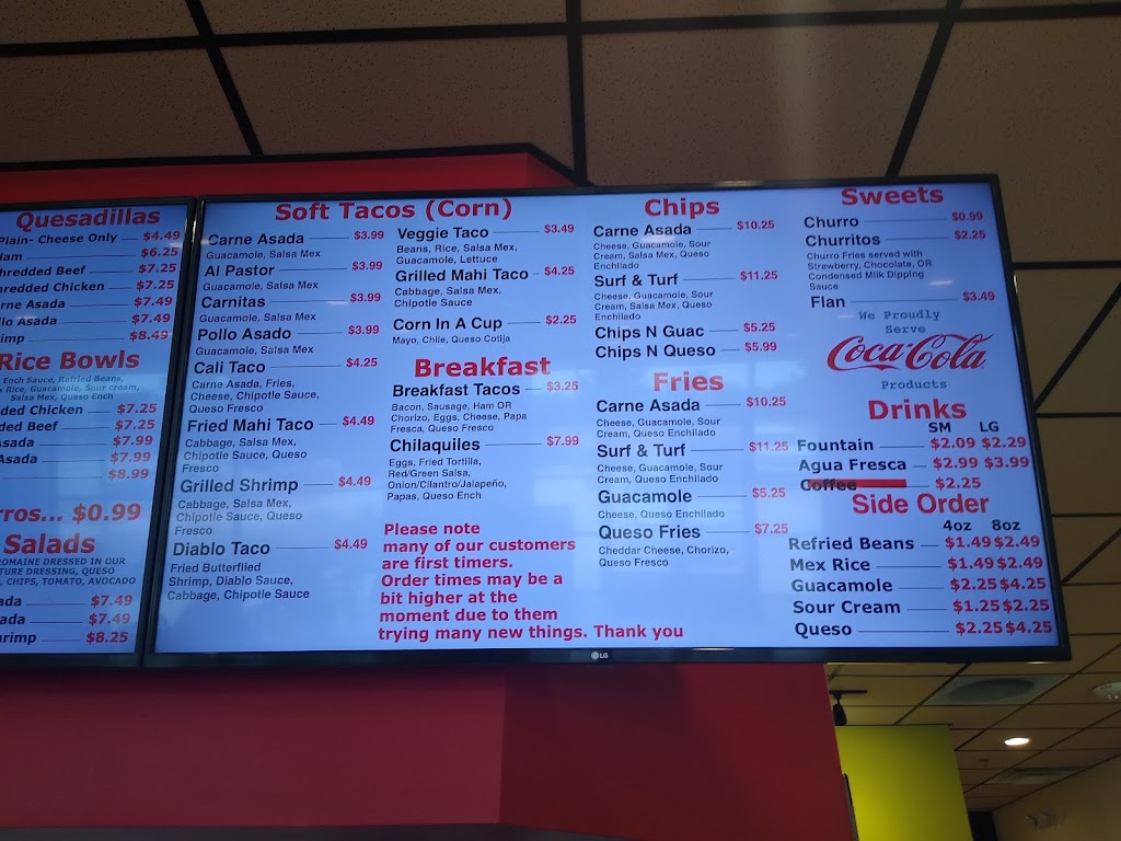 Valeries Taco Shop | restaurant | 4150 Justin Rd, Flower Mound, TX 75077, USA | 7603626716 OR +1 760-362-6716