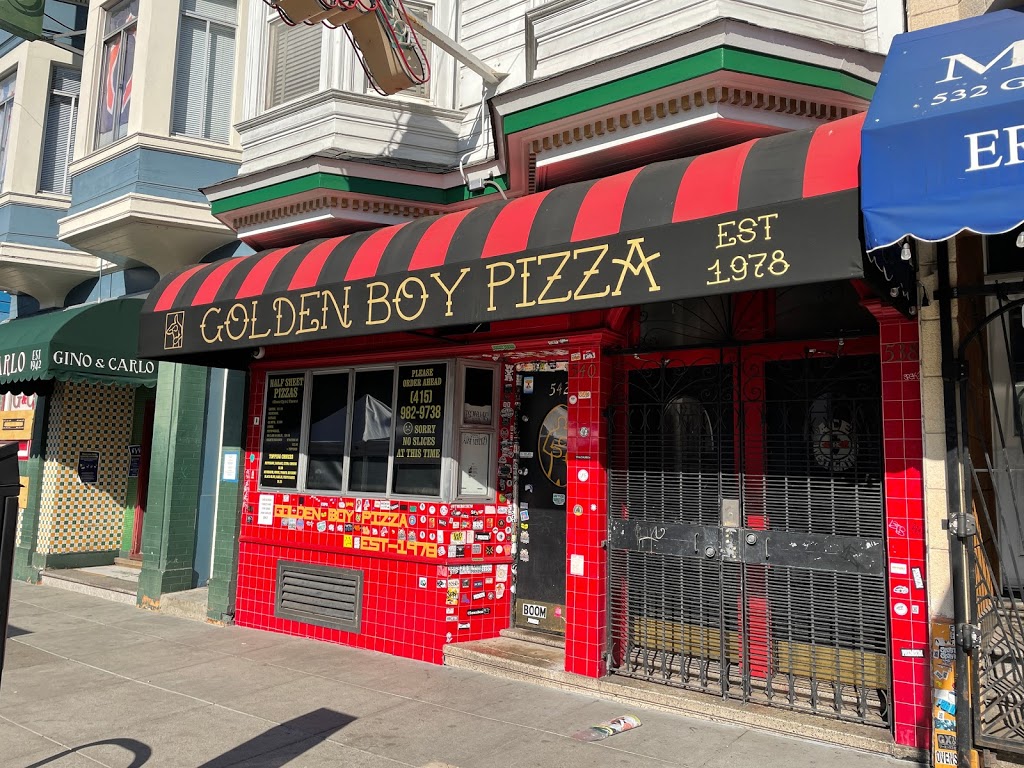 Golden Boy Pizza | meal takeaway | 542 Green St, San Francisco, CA 94133, USA | 4159829738 OR +1 415-982-9738