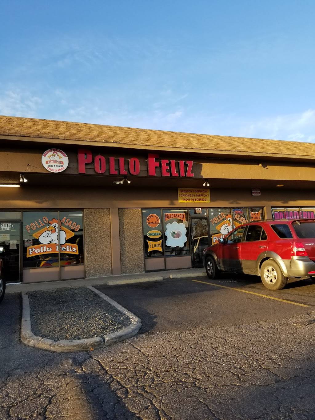 El pollo feliz | restaurant | 2415 E 88th Ave, Denver, CO 80229, USA | 3032869905 OR +1 303-286-9905
