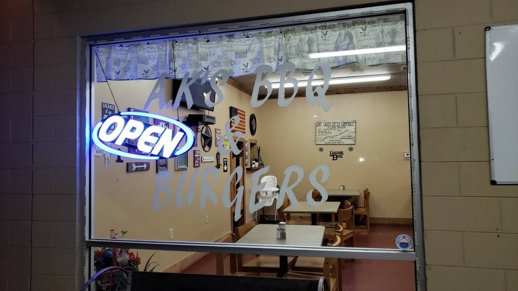 AKs BBQ & Burgers | restaurant | 2450 FM 47, Point, TX 75472, USA | 9035980099 OR +1 903-598-0099