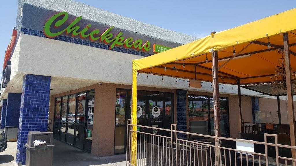 Chickpeas Mediterranean Cafe | restaurant | 6110 W Flamingo Rd, Las Vegas, NV 89103, USA | 7024056067 OR +1 702-405-6067
