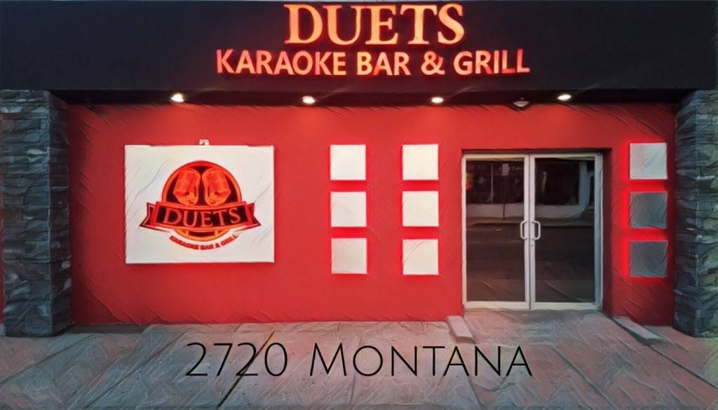 Duets Karaoke Bar & Grill | restaurant | 2720 Montana Ave, El Paso, TX 79903, USA | 9152617533 OR +1 915-261-7533