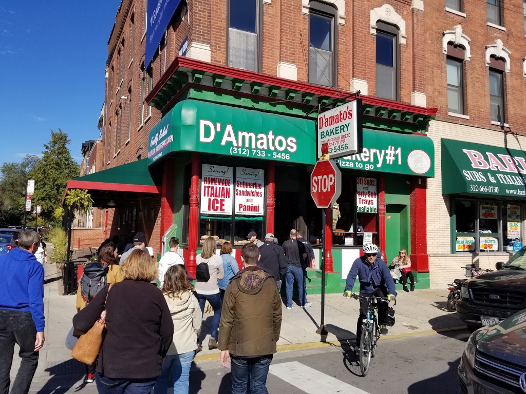 DAmatos Bakery | restaurant | 1124 W Grand Ave, Chicago, IL 60642, USA | 3127335456 OR +1 312-733-5456