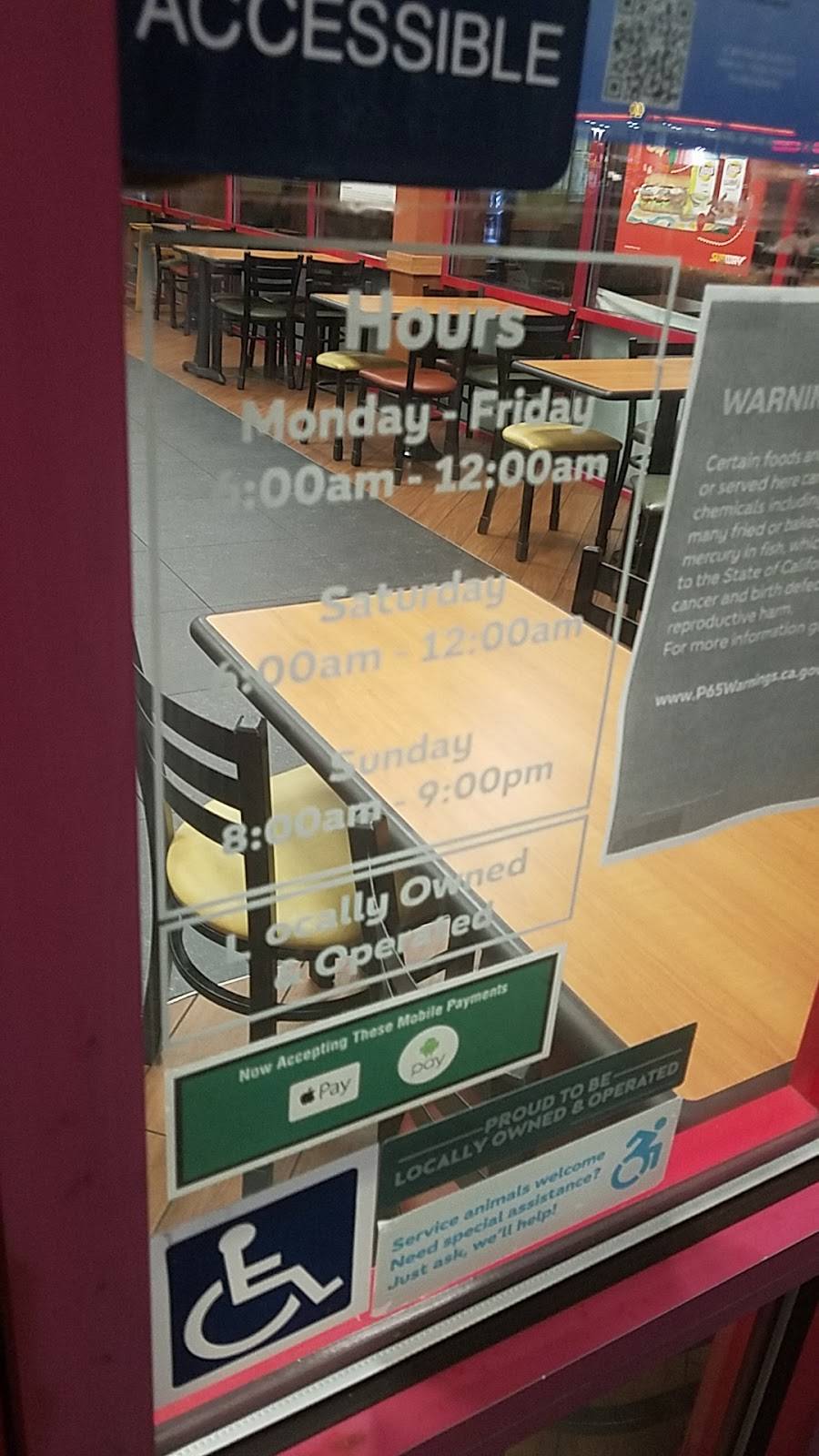 Subway | restaurant | 14712 La Paz Dr #99, Victorville, CA 92392, USA | 7603818899 OR +1 760-381-8899