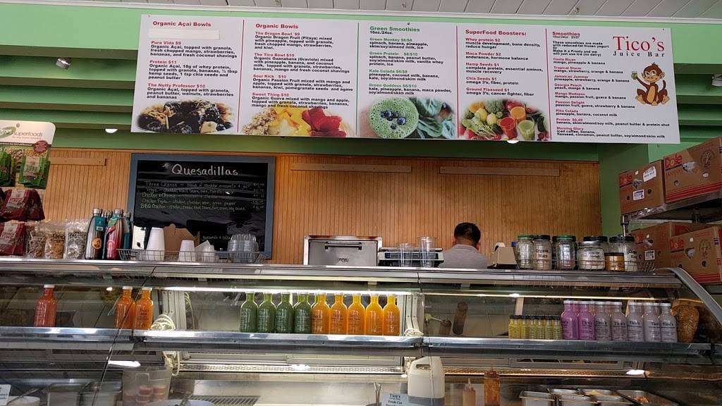 Ticos Eatery & Juice Bar | restaurant | 33 Witherspoon St, Princeton, NJ 08542, USA | 6092520300 OR +1 609-252-0300